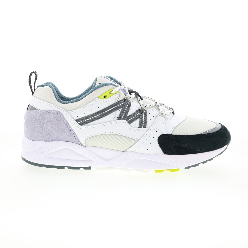 Karhu Fusion 2.0 F804091 Mens White Suede Lace Up Lifestyle Sneakers Shoes 5.5