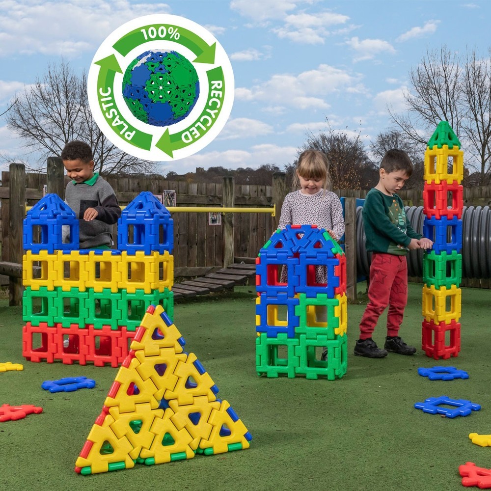 SALE Polydron Giant Polydron Early Years Educational 80 piece STEM learning