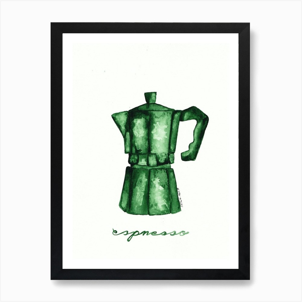 Espresso Art Print Framed Wall Art Poster Canvas Print Picture