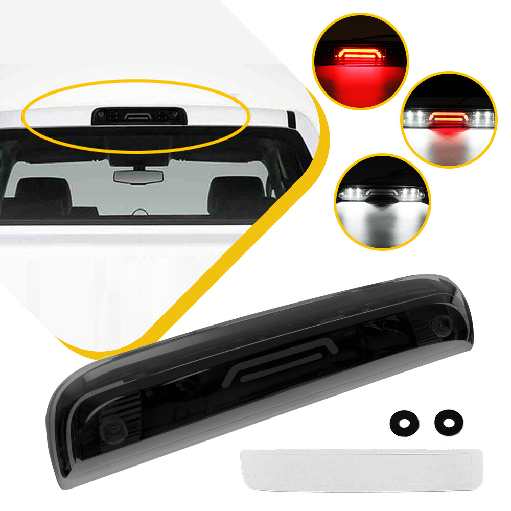 2014-18 Chevy Silverado GMC Sierra LED Third Brake Cargo Light Smoke Lens