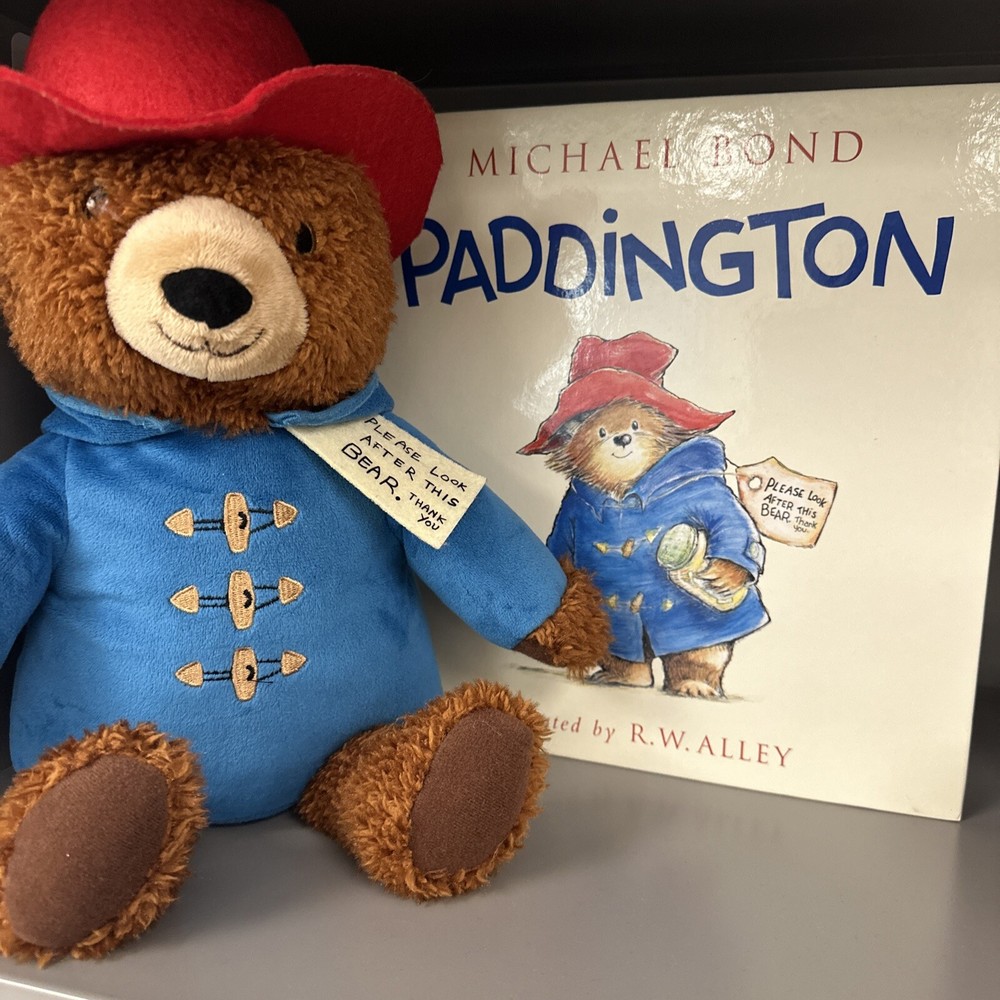 Kohl's Cares Paddington Bear Plush Stuffed Animal Toy 14” Excellent Condition