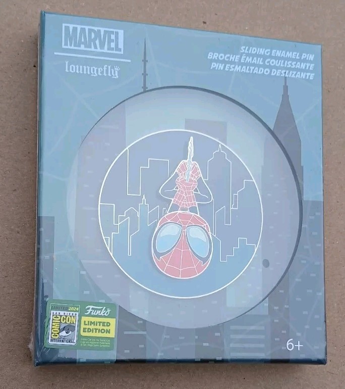 Rare 2024 SDCC Exclusive Loungefly Funko Spider-Man Limited Edition Marvel Pin