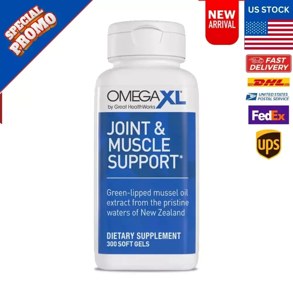 Omega XL 300 Capsules - Green Lipped Mussel Omega-3 Joint Relief Supplement