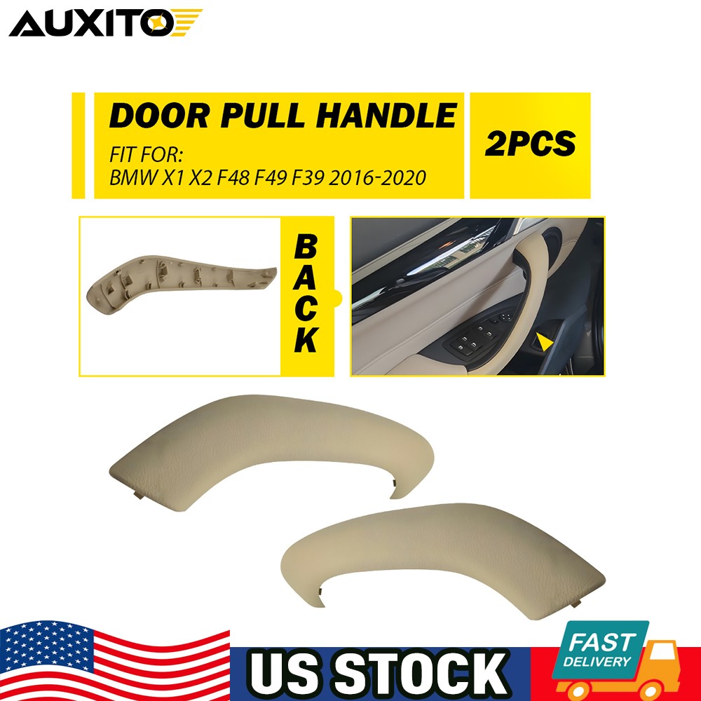 Interior Door Handle Cover Trim Replace Beige For BMW X1 X2 F48 F49 F39 16-20 M