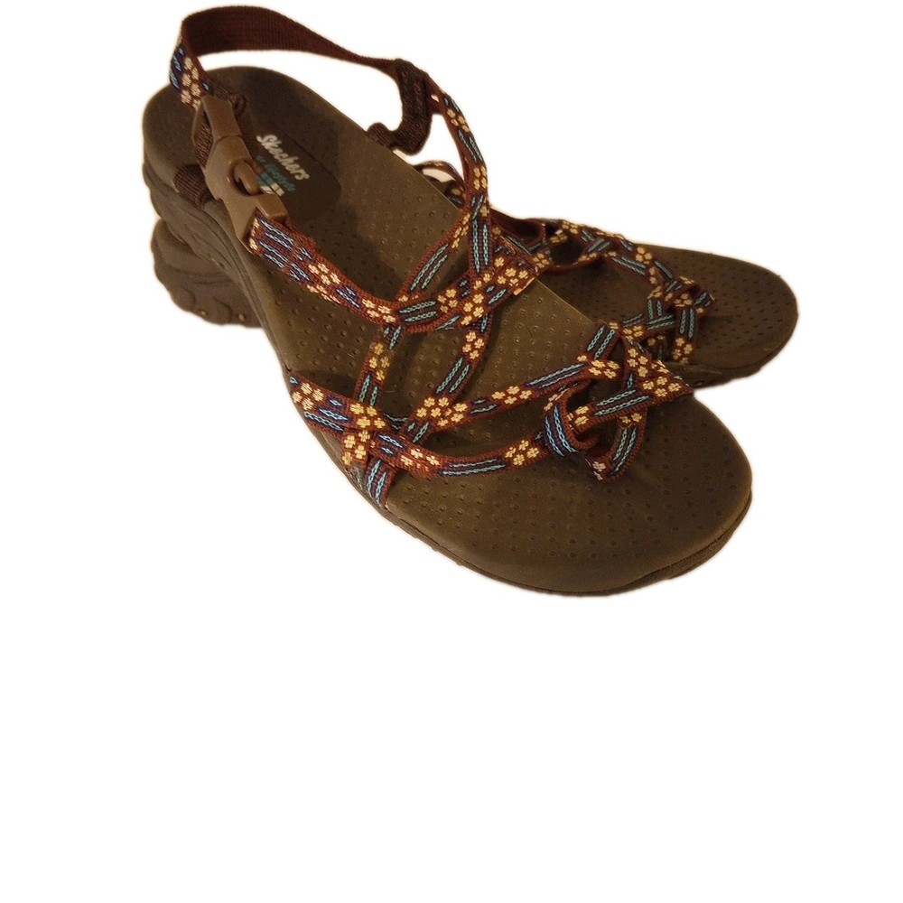 Womens Skechers Sandals Size 8 Comfortable Beach Footwear