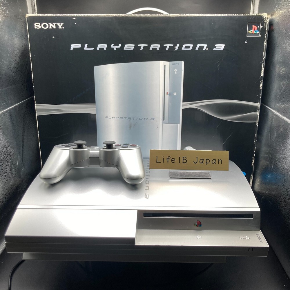 SONY PlayStation 3 PS3 40GB Satin Silver CECHH00 Console with Original Box