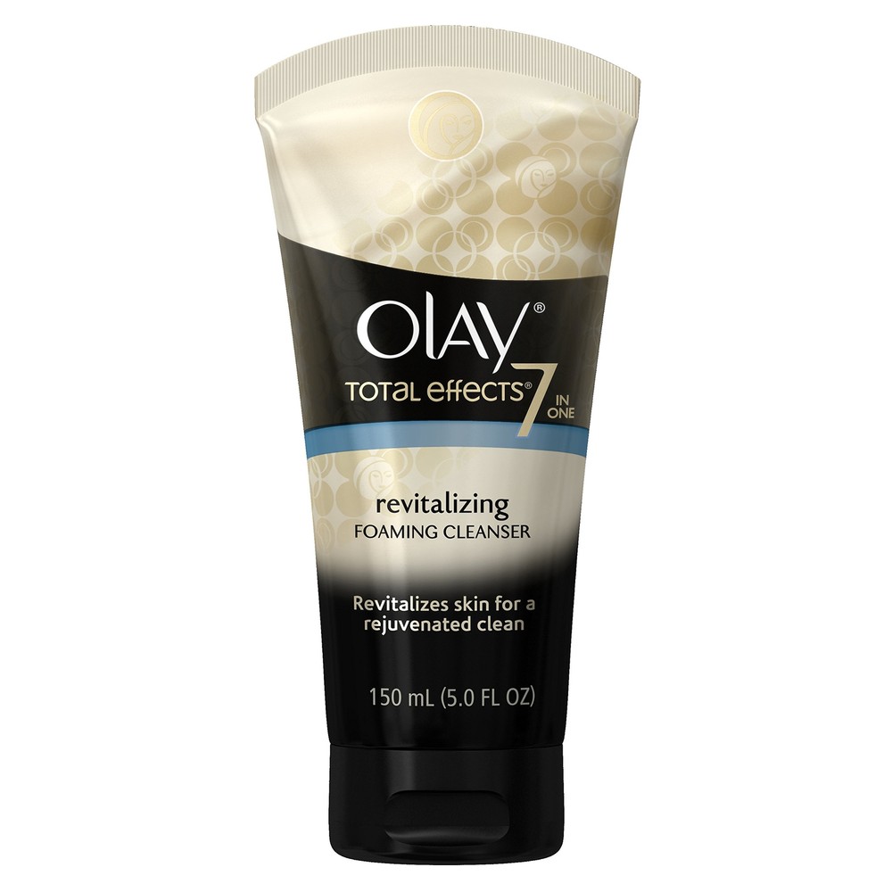 Facial Cleanser by Olay Total Effects Revitalizing Foaming Face Cleanser, 5.0