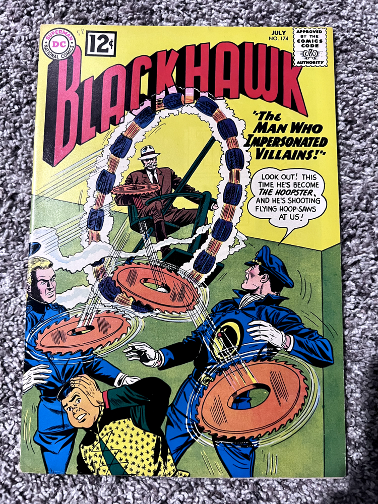 Blackhawk #174 F- The Man Who Impersonated Villains