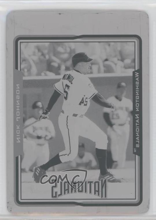 2005 Topps Chrome - Nick Johnson #341 Printing Plate Magenta /1