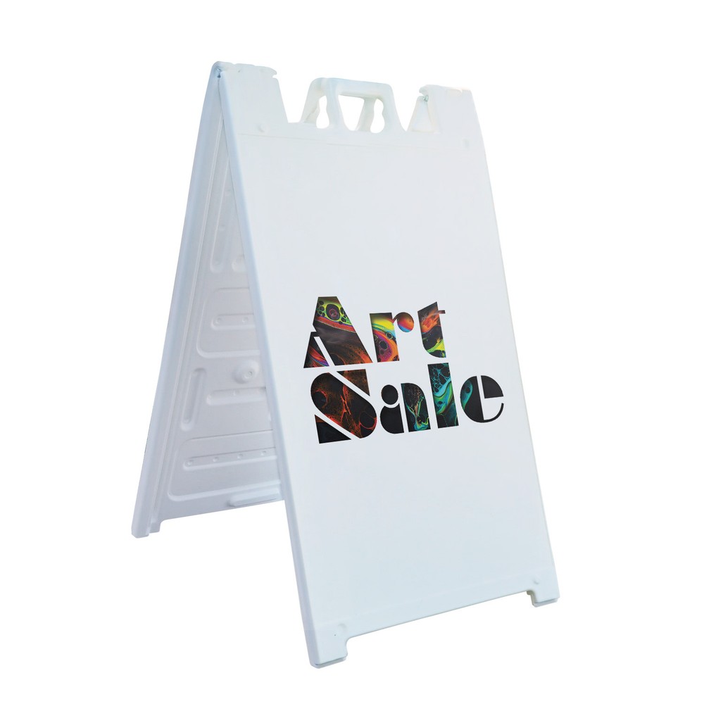 Art Sale Heavy Duty A-Frame Sidewalk Sign Creative Promotions Exhibits Gallery
