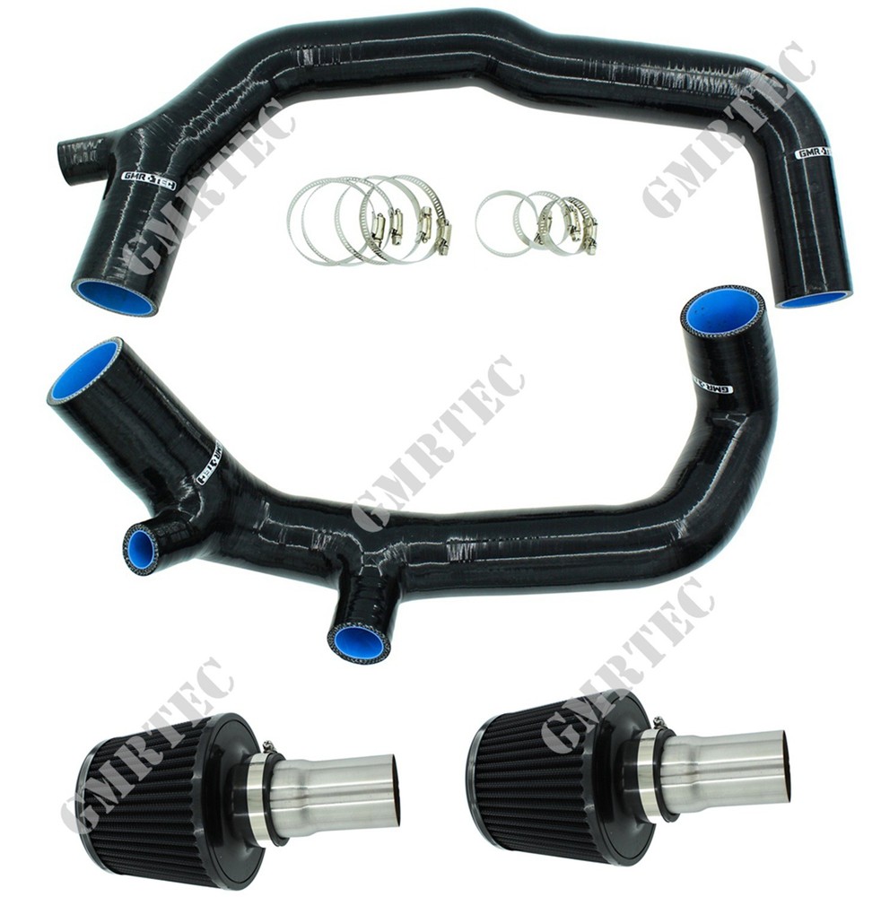 Fit BMW N54 135i 335i 535i Z4 3.0L Black Inlet Intake hose pipe air filter 2