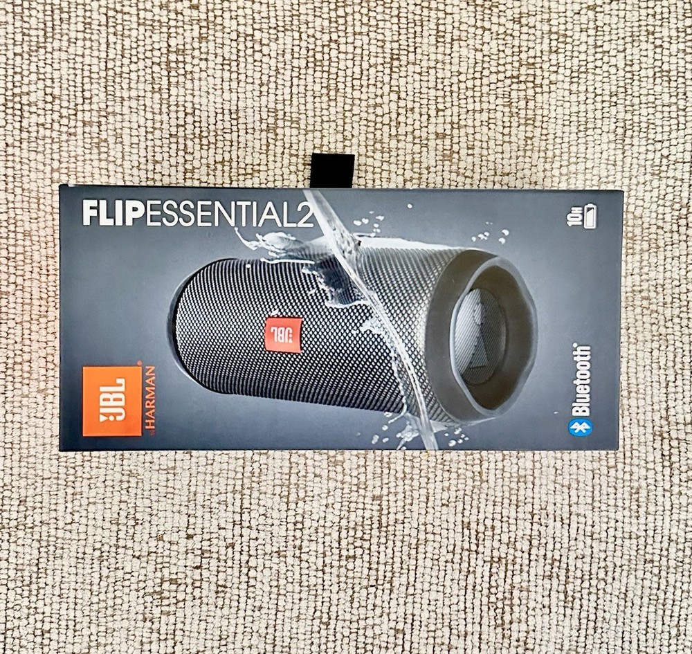 🔥NEW SEALED🔥 JBL Flip Essential 2 Portable Waterproof Speaker Black