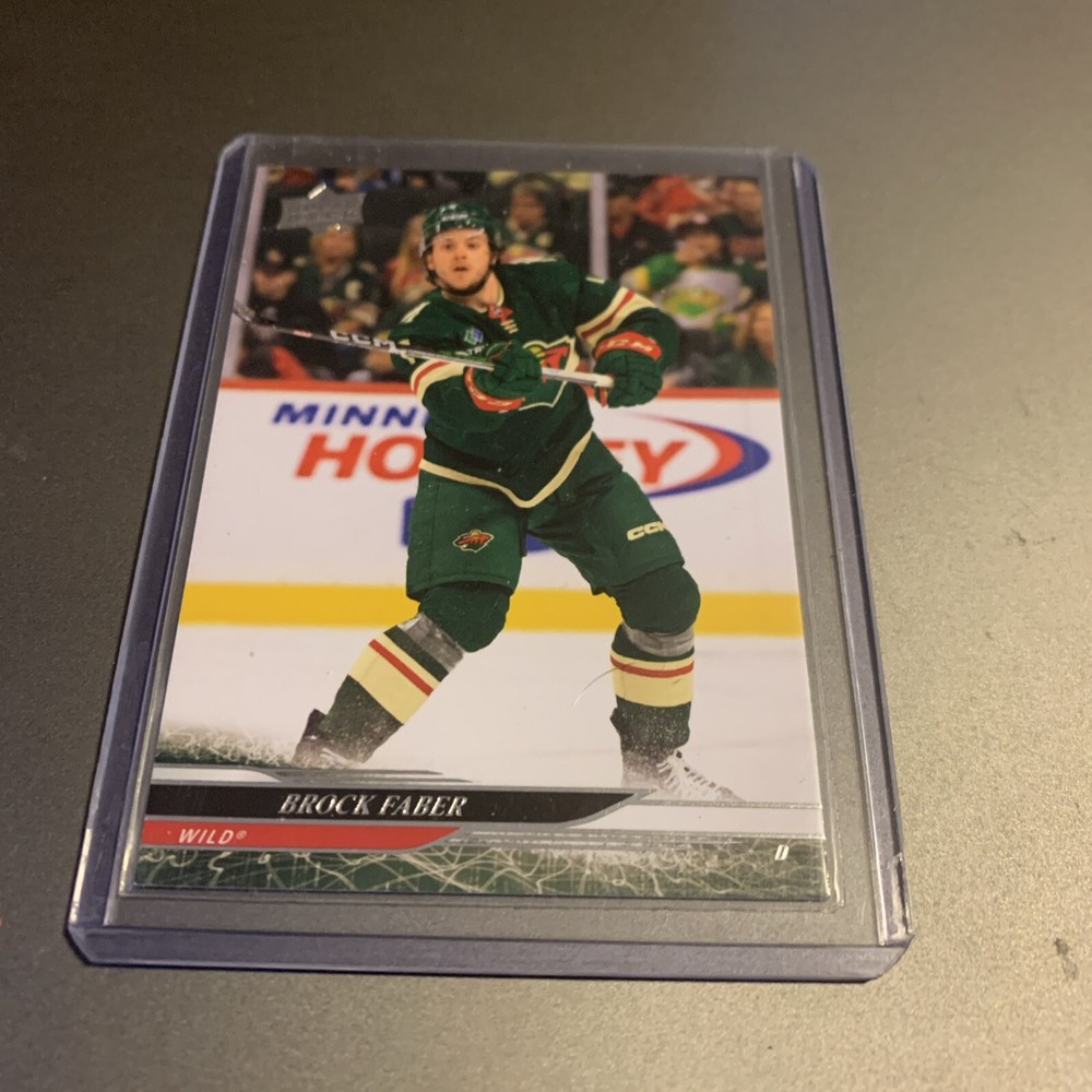2024-25 Upper Deck Brock Faber #92 Minnesota Wild
