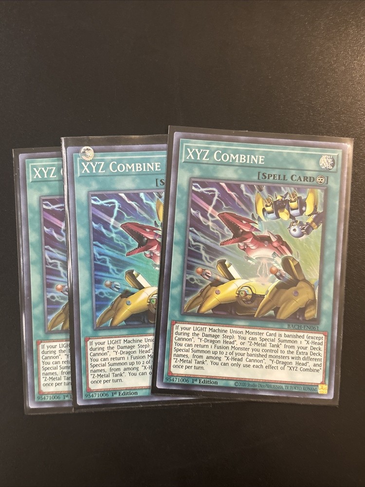 XYZ Combine BACH-EN061 Battle of Chaos 1st Ed Booster Pack