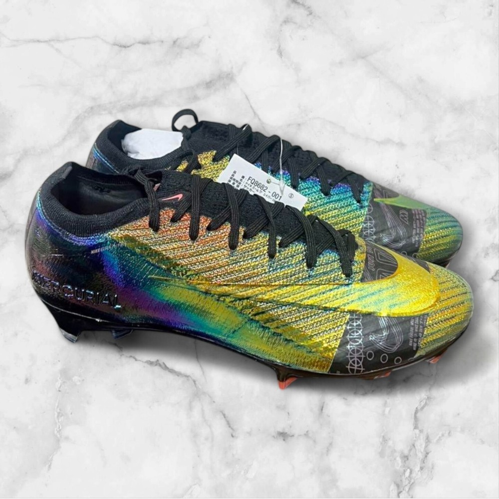 Nike Mercurial Vapor 16 Elite SE FG Black Soccer Cleats US 8.5 FQ8682-001