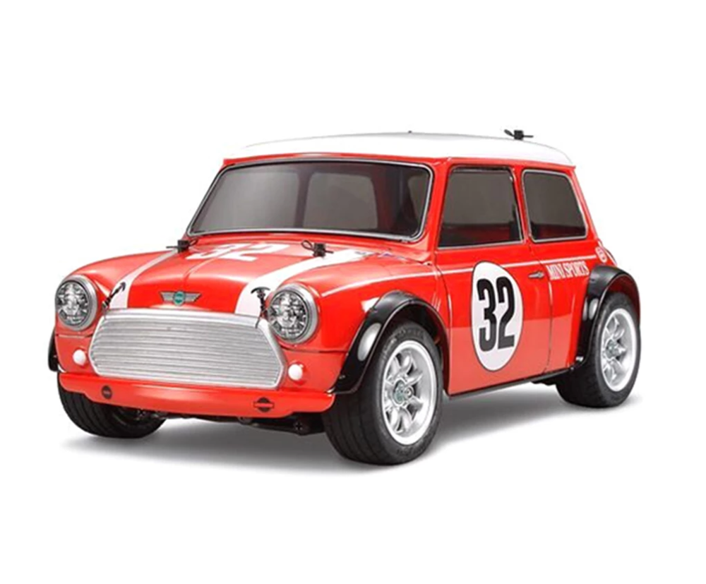 Classic Mini Cooper S Clear Body Shell for 1:10 RC Tamiya M07 BM01 225mm