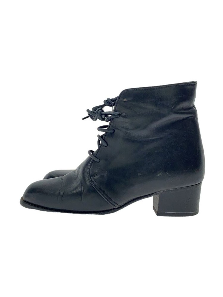 Margaret Howell Lace-Up Boots/23.5Cm/Blk/Leather 858