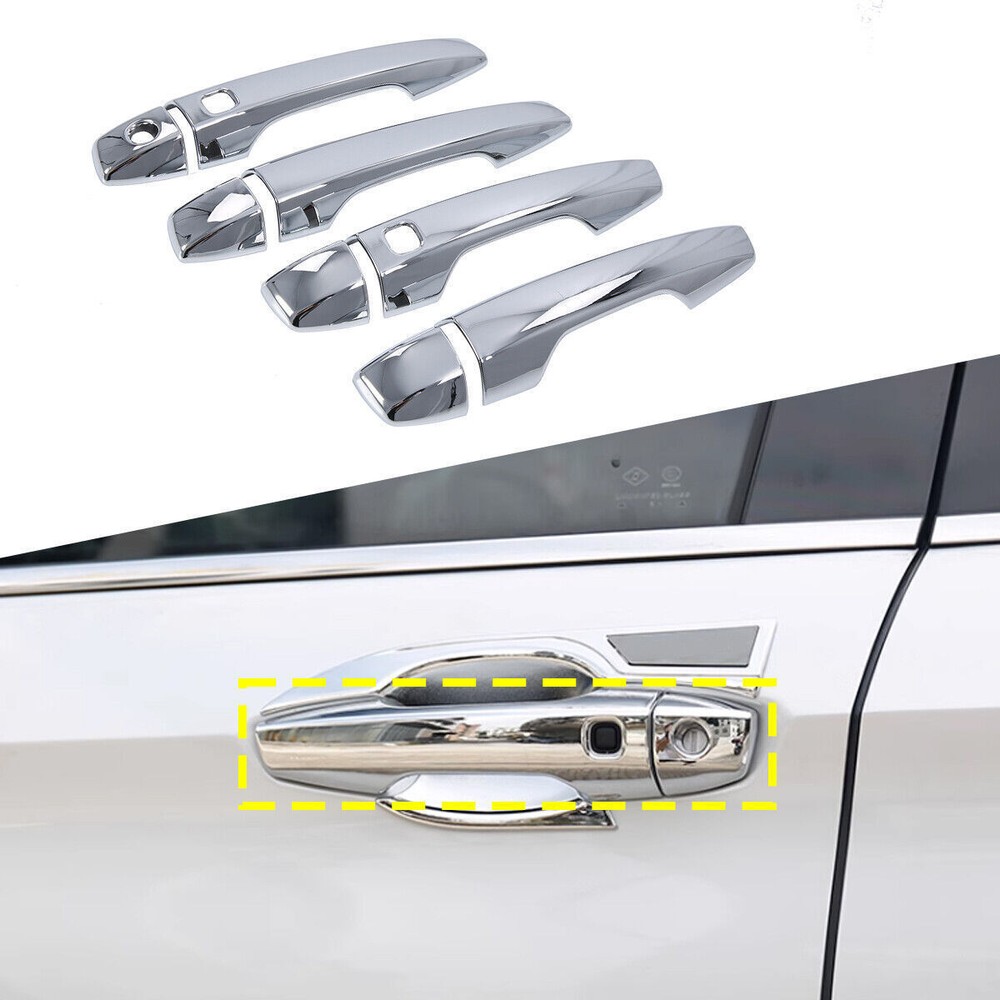 Chrome Door Handle Cover Trims For Mitsubishi Outlander 2022-2024 Accessories