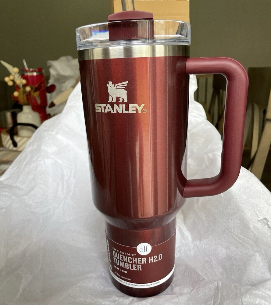 Stanley e.l.f. ELF 40 Oz Jam Session Quencher Tumbler In Hand - Ready To Ship
