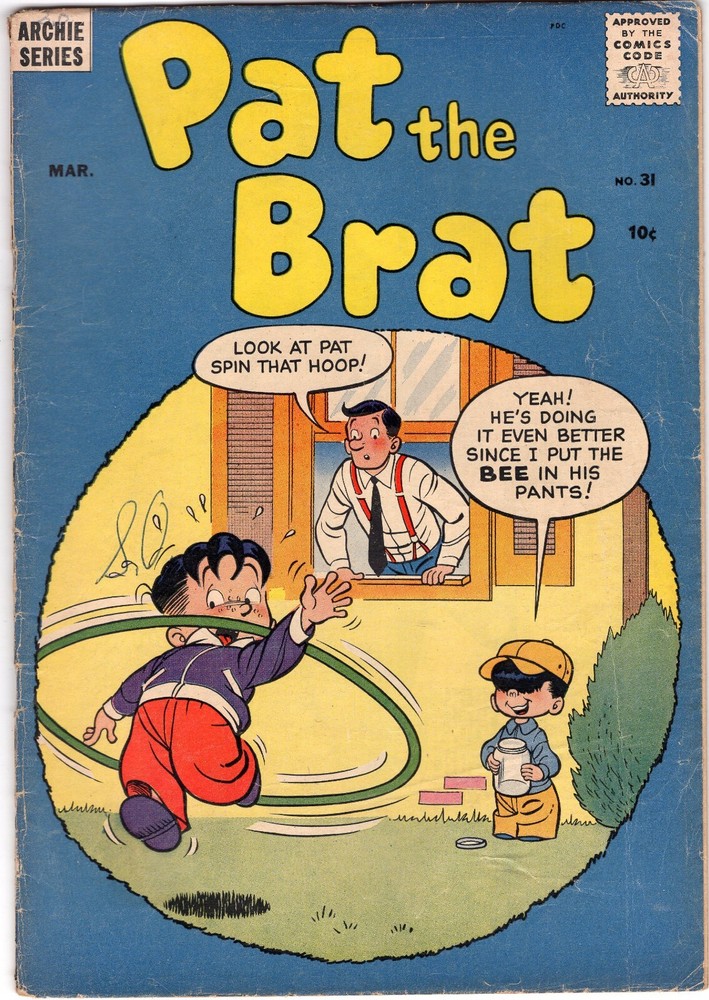 PAT THE BRAT #31  ARCHIE SERIES COMICS JANUARY 1959 silver age