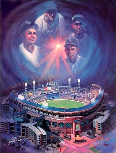 Comiskey Park Chicago The Dream Fulfilled Limited Edition White Sox Signed Print
