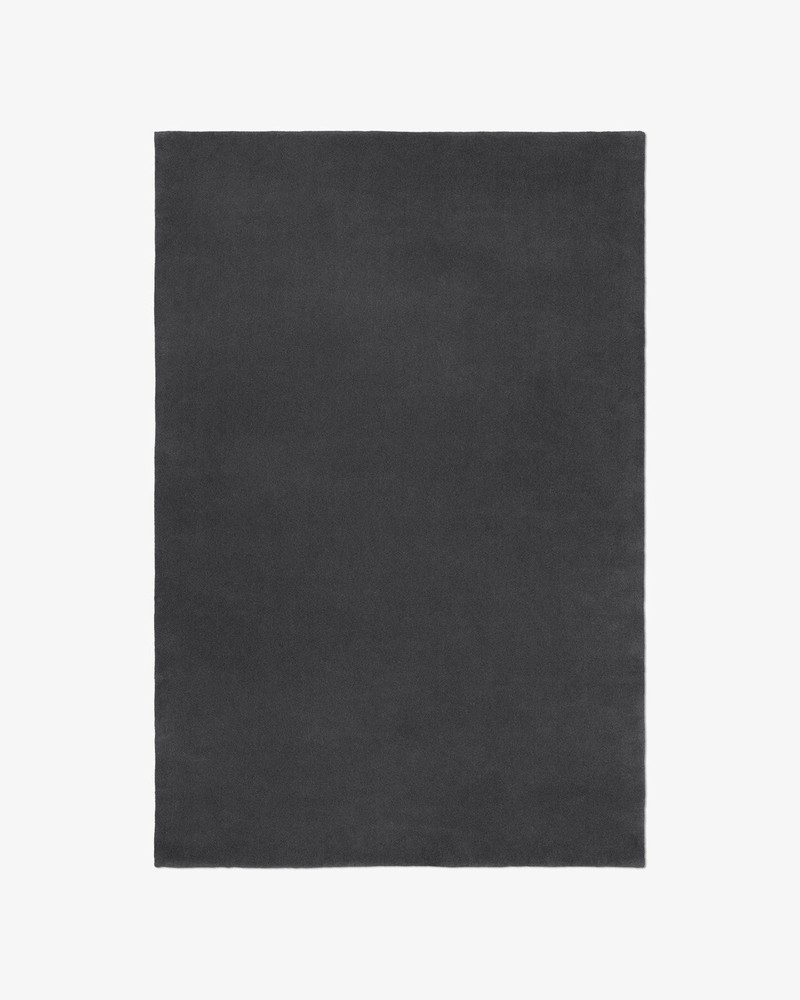 Hand-Tufted Wool Rug 9x12 ft -Nordic Knots Grand Pencil Grey Wool Area Rug 8x10