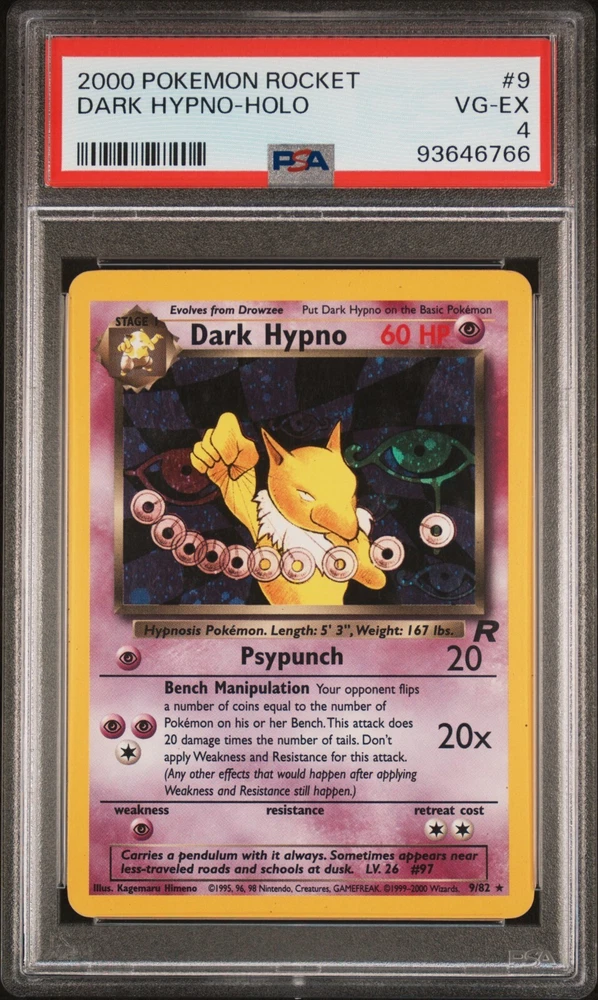 Dark Hypno 9/82 Team Rocket Holo