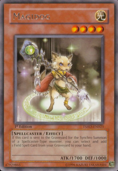 Magidog TSHD-EN023 1st Edition Rare Near Mint Yugioh Card