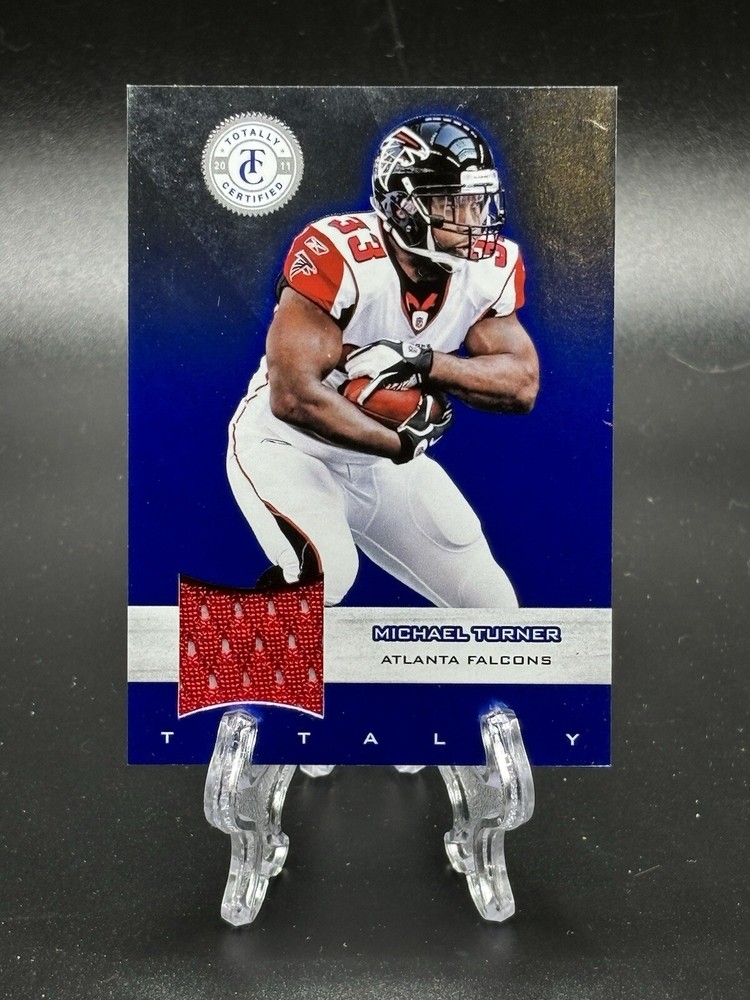 2012 Panini Certified Blue Game Worn Jersey Patch Michael Turner /249