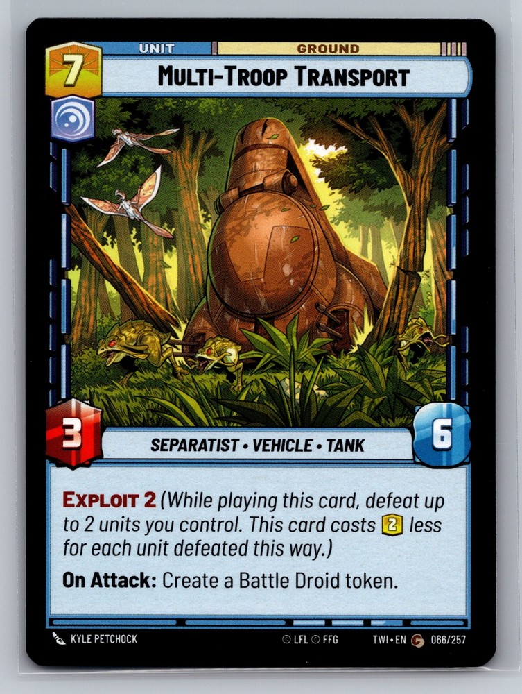 Star Wars Unlimited Twilight of the Republic #066/257 Multi-Troop Transport