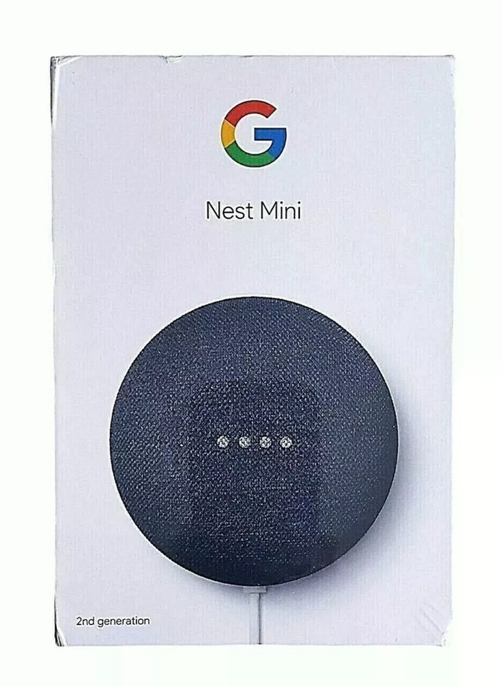 Google Nest Mini (2nd Generation) Smart Speaker - Charcoal