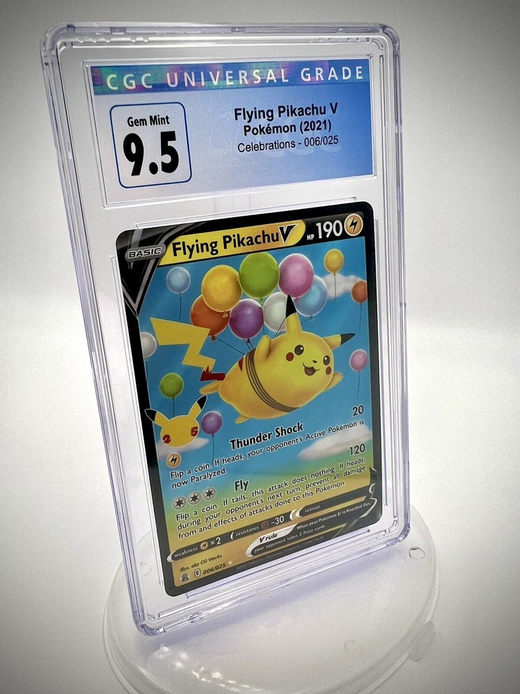 Pokémon TCG - Flying Pikachu V 006/025 Celebrations, Ultra Rare, CGC GEM MINT!!