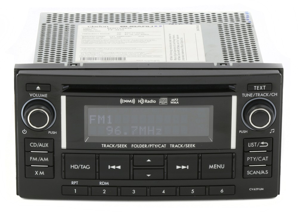 2015 Subaru WRX AM FM XM CD Player Receiver 86201VA620 Face CV629UM
