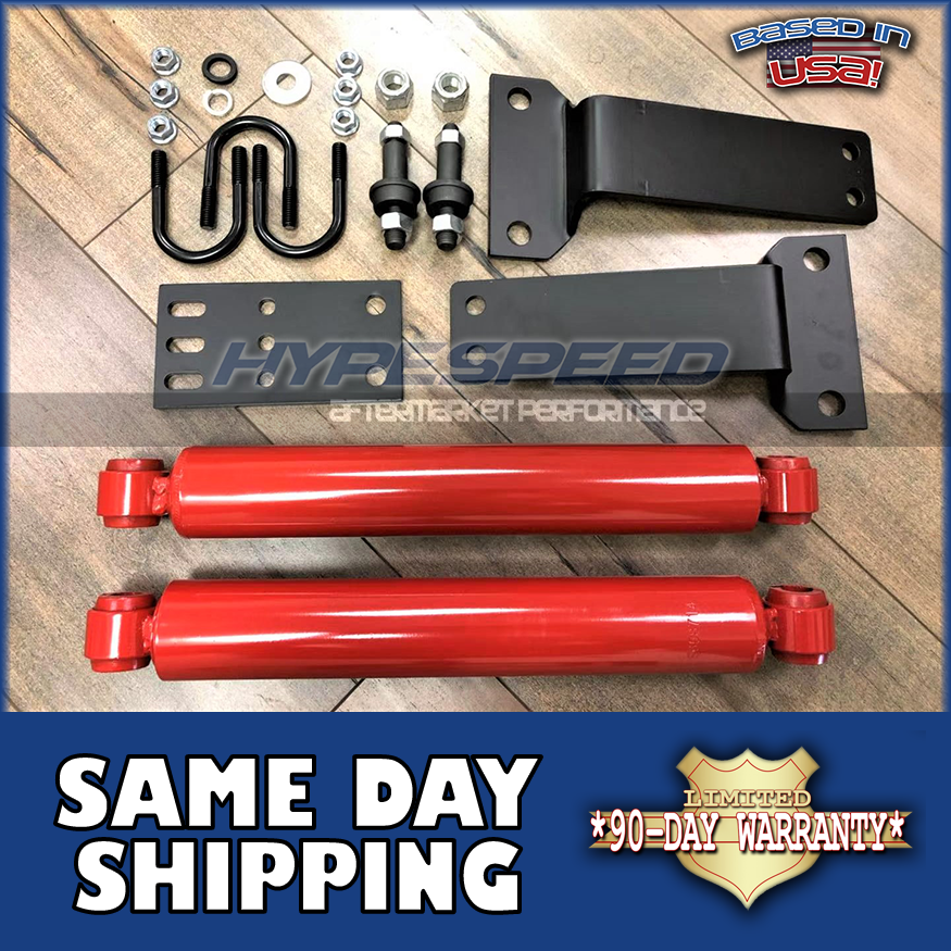 PRO SERIES HEAVY DUTY STEERING STABILIZER 05-24 FORD F250 F350 SUPER DUTY 4WD