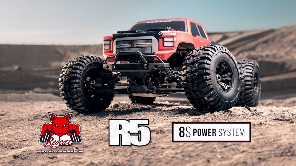 Redcat Rampage R5 1/5 RTR 4WD Brushless Monster Truck w/2.4GHz Complete w Extras