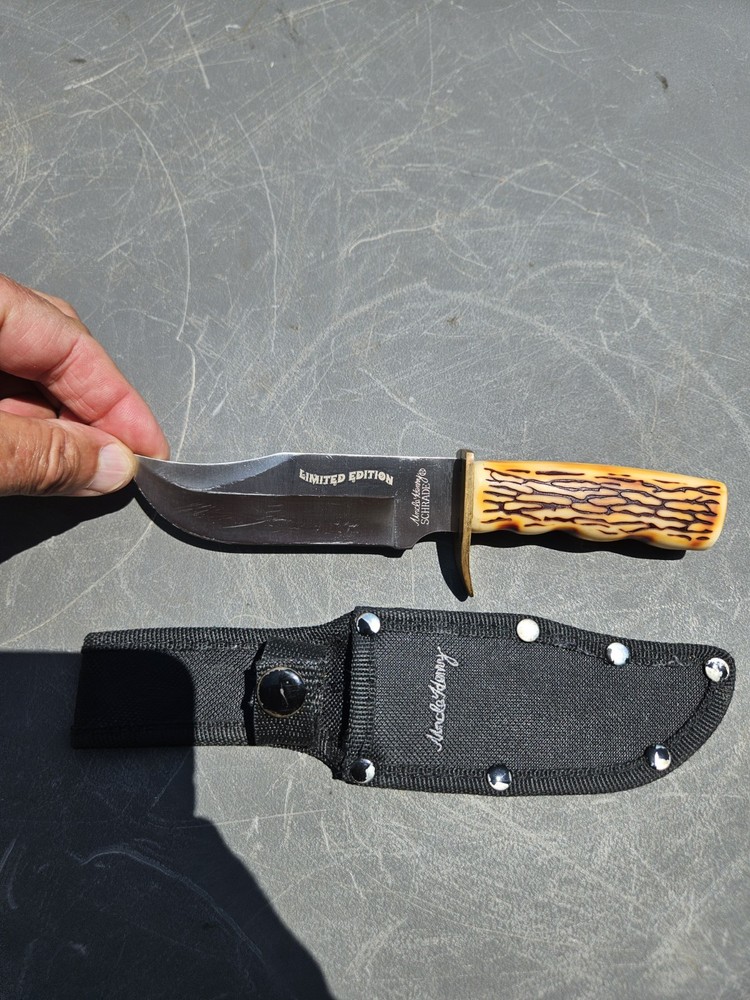 Schrade Uncle Henry 17-13S Fixed Blade Knife with Nylon Sheath