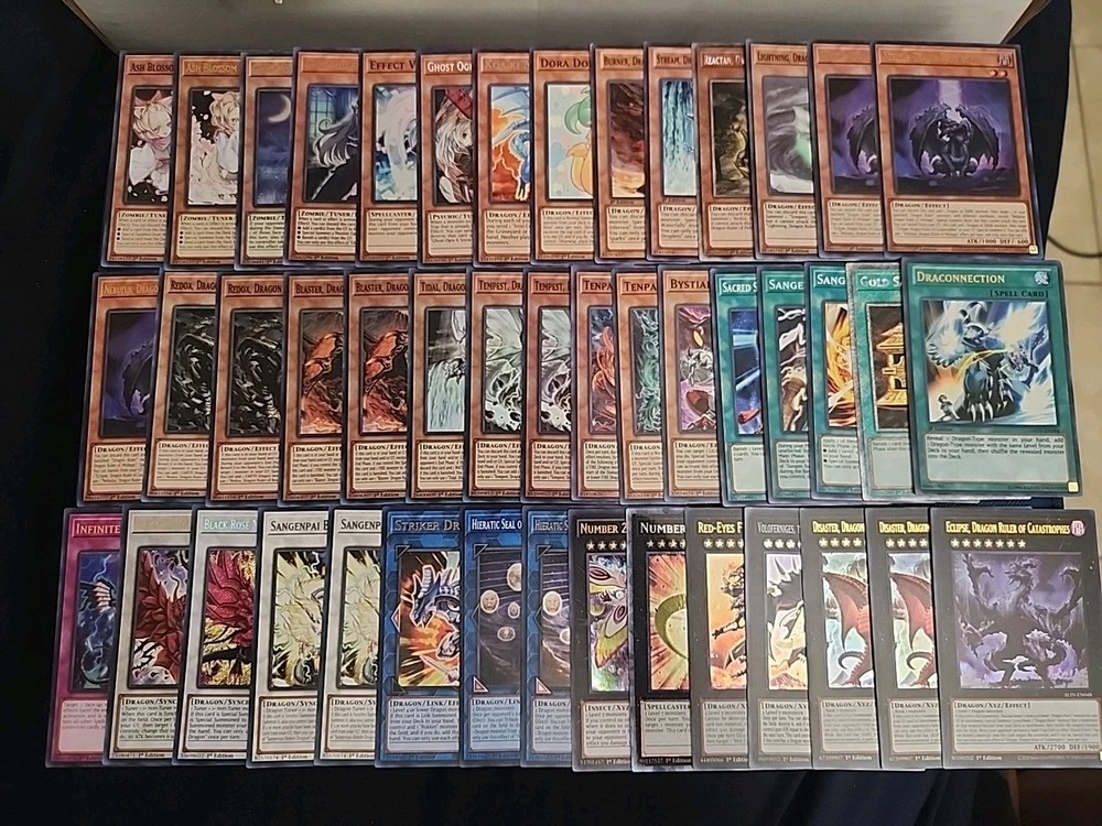 YuGiOh Tenpai Dragon Ruler Deck Core 45 Cards Disaster Eclipse Nebulus