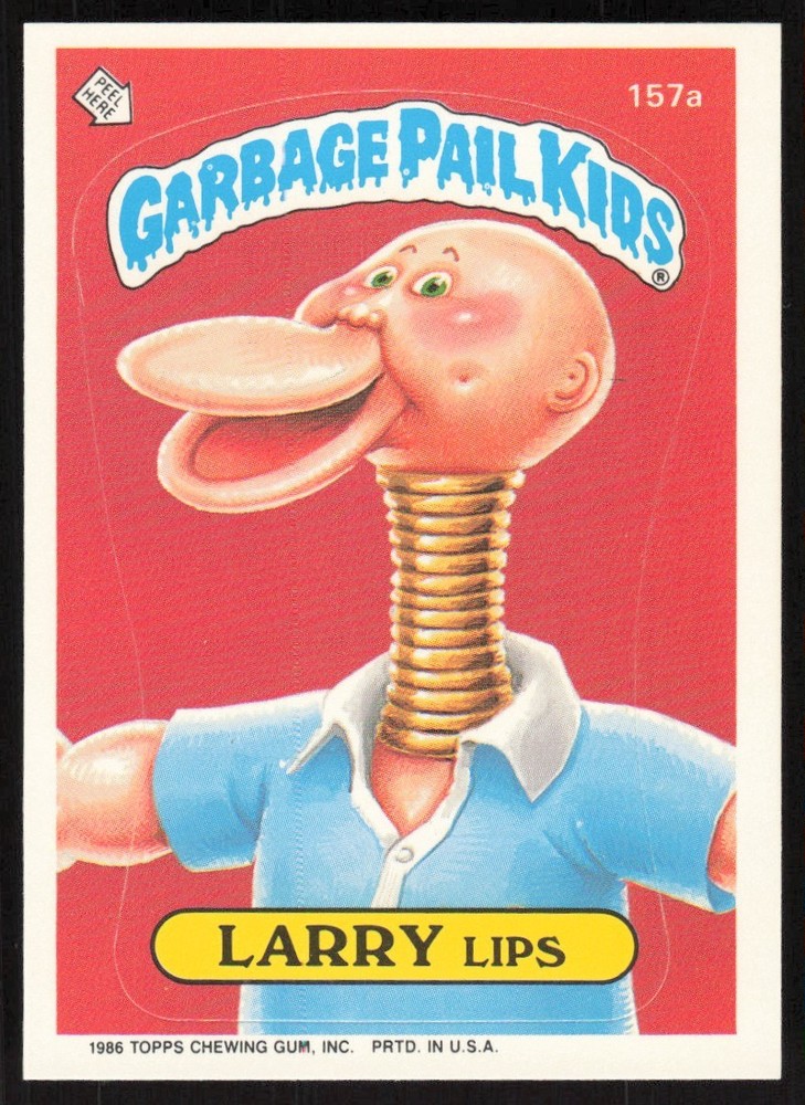 1986 Topps Garbage Pail Kids Sticker Cards Collectible Set