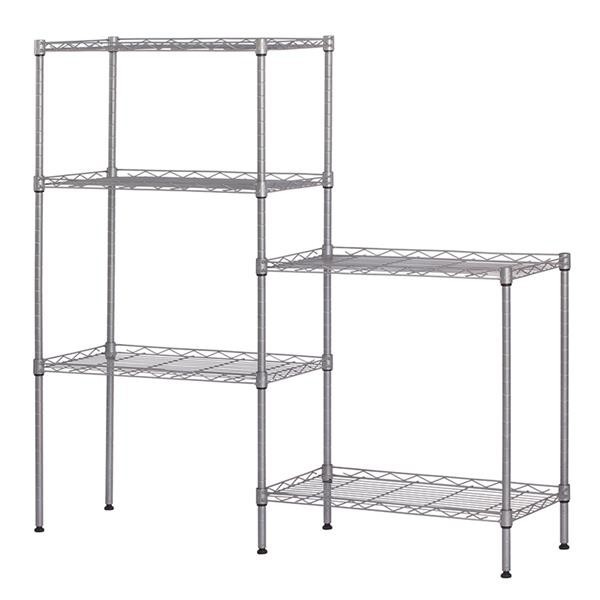 5-Tier Garage Storage Shelving Unit with Adjustable Assembly