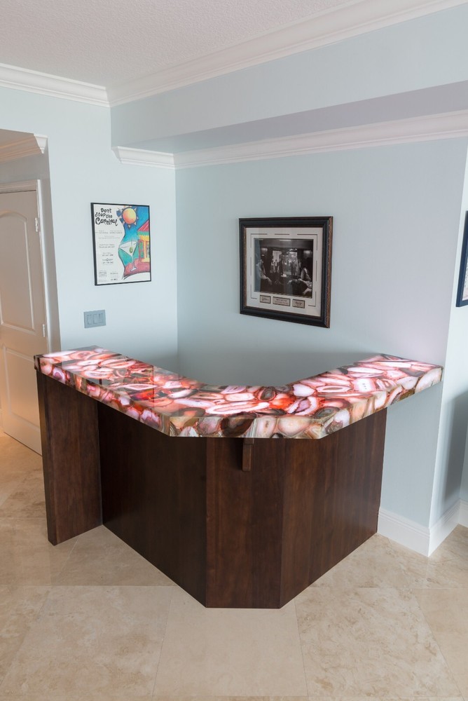 Natural Pink Agate Counter Slab for Restaurant & Bar – Cyber Monday Deal  -image