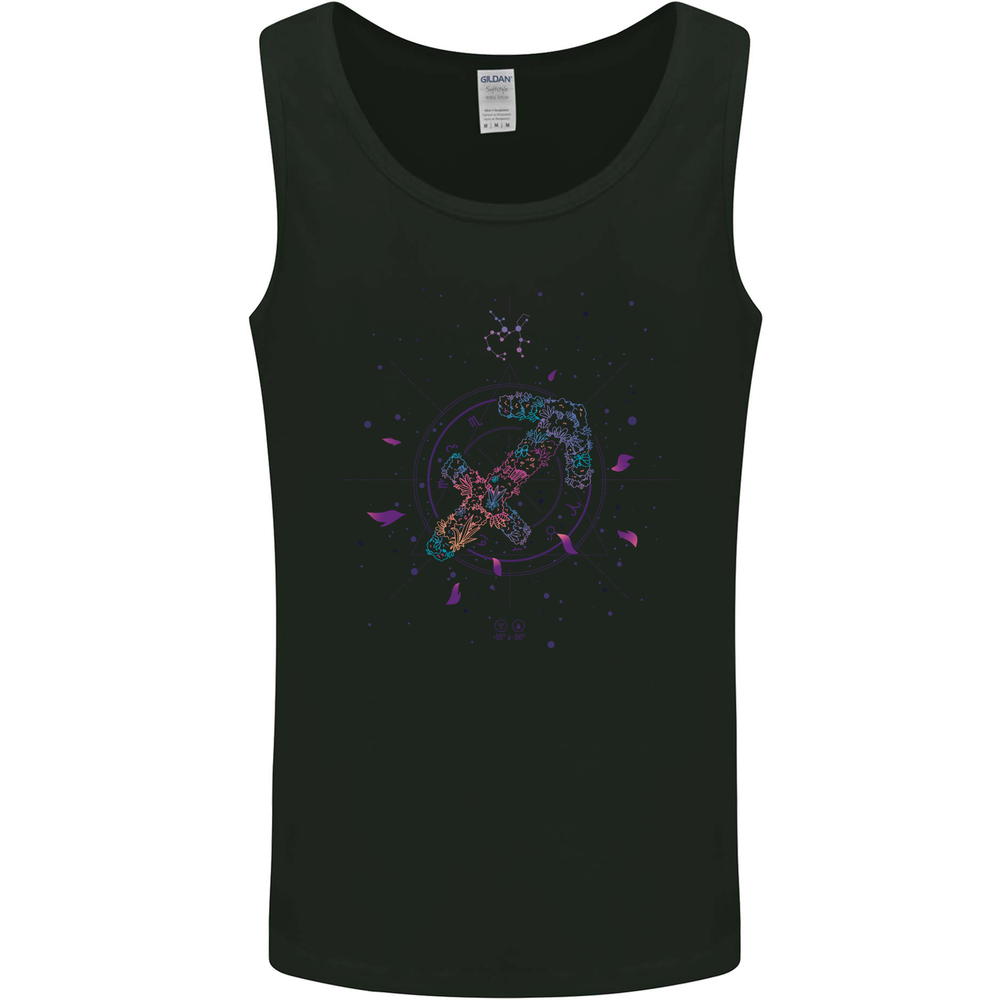 Sagittarius Star Sign Zodiac Astrological Mens Vest Tank Top