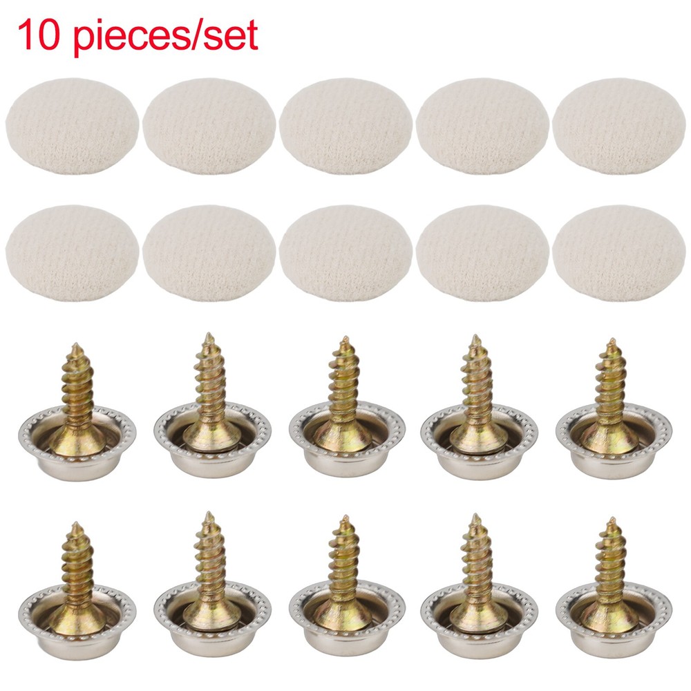 10pcs/Set Car Roof Buckles/Headliner Repair Fixing Screw Cap Rivets Accessories