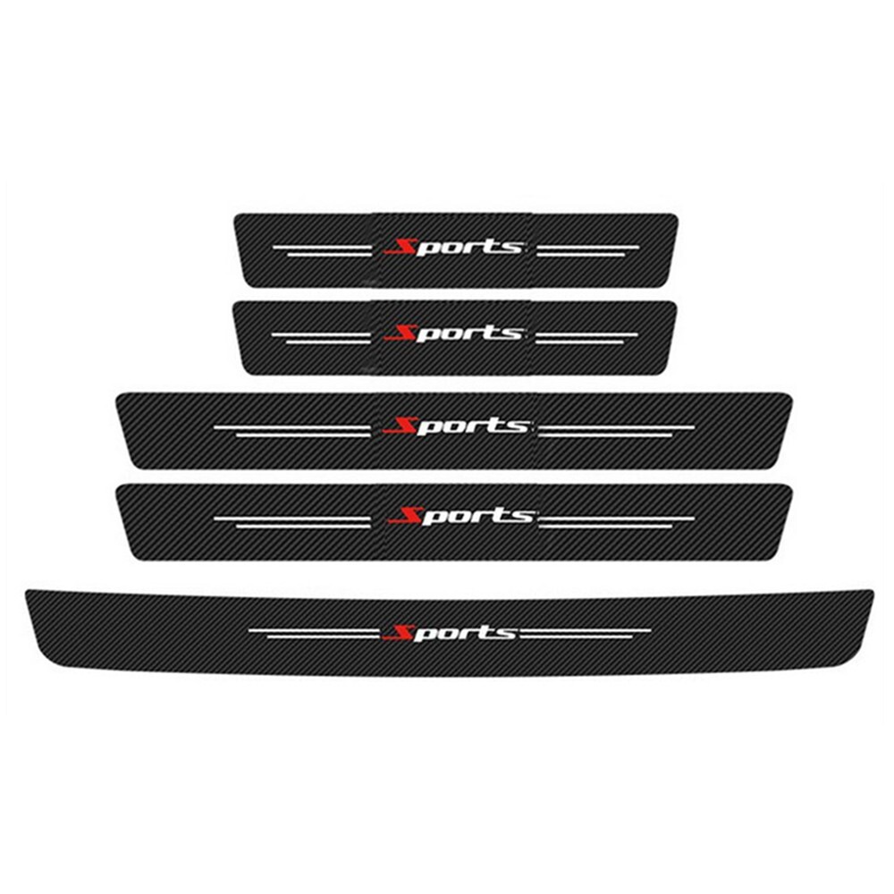 Car Accessories Door Sill Scuff Plate Cover Trunk Bumper Guard Protector Sticker