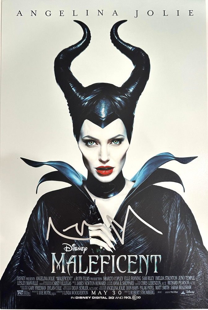 Angelina Jolie Signed 12x18 