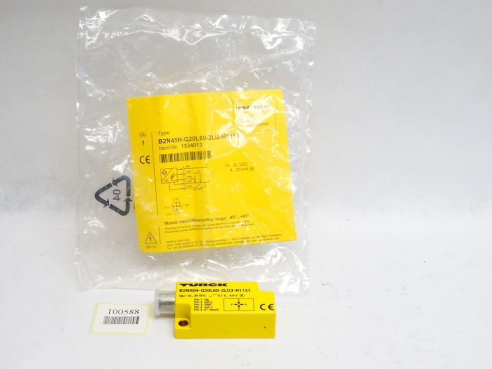 Turck inclination sensor B2N45H-Q20L60-2LU3-H1151 1534007/new original packaging