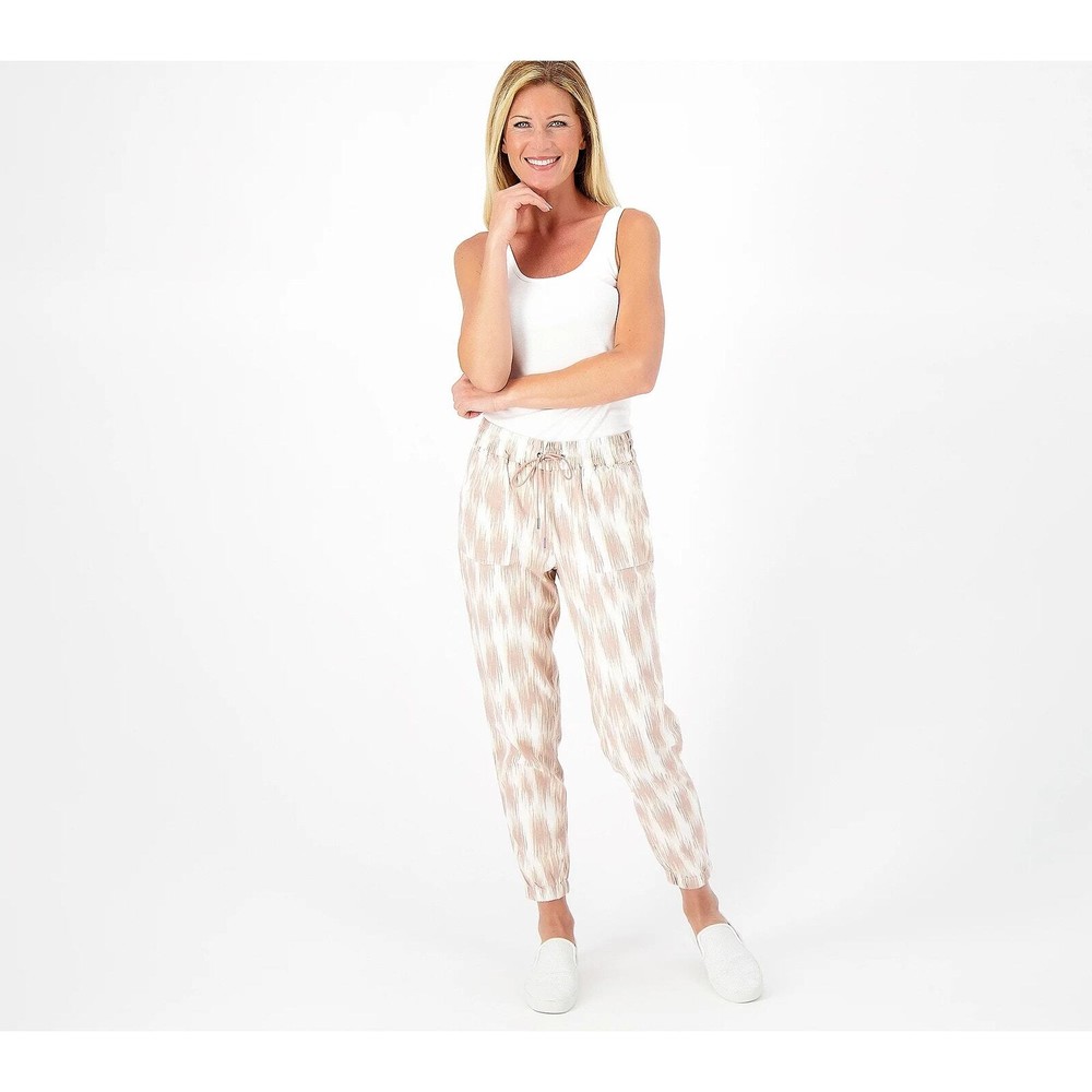 Zuda Stretch Linen Jogger, Size Medium (NWOT)