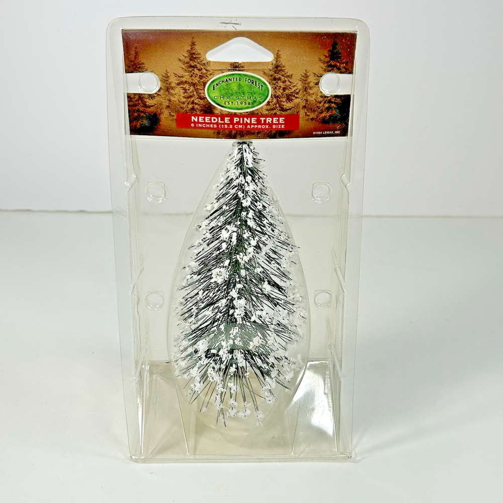 Lemax Enchanted Forest Christmas Needle Pine Tree Accessory 6 Inch 2001 Collection