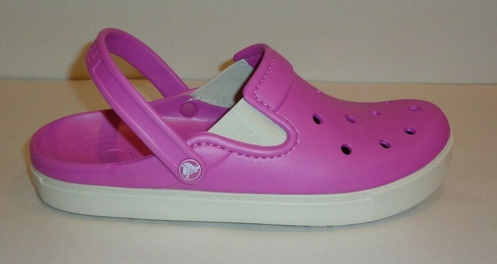 Crocs CITILANE CLOG Size 13 in Wild Orchid Stucco - Mens Comfort Loafers