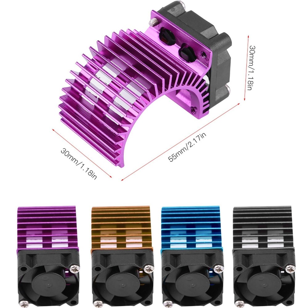 1/10 Scale 540 Electric RC Car Heat Sink with Cooling Fan