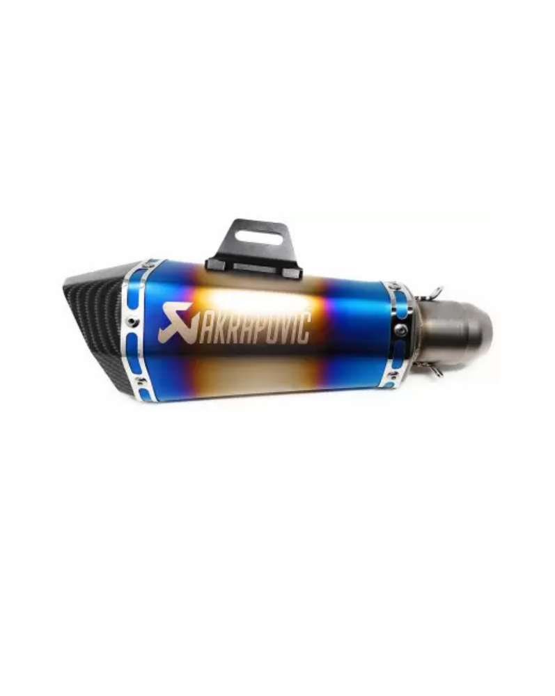 Akrapovic Multi Sports Silencer Universal Fit Motorcycle Exhaust Muffler Pipe